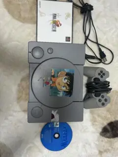 プレイステーション(PS1)本体 コントローラー1個 ゲーム2本付き