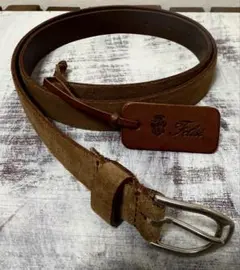 新品未使用品タグ付 Felisi フェリージ 型押し ベルト ブラウン 85-07sa-blue_1.jpg