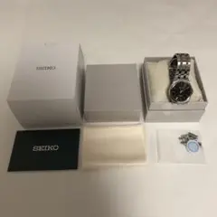 SEIKO 腕時計 5BAR クォーツ ブラック 稼動品 7N01-0DM0