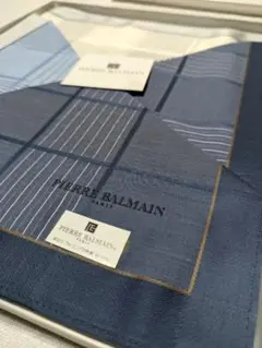 新品　PIERRE BALMAIN ハンカチ 2枚セット　外箱 PARIS