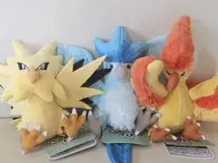 【早い者勝ち】ぬいぐるみPokémon fit ファイヤー&フリーザー&サンダー