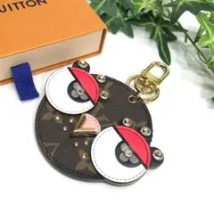 希少✨美品 ルイヴィトン ポルト クレ・アニマルフェイス キーホルダー チャーム