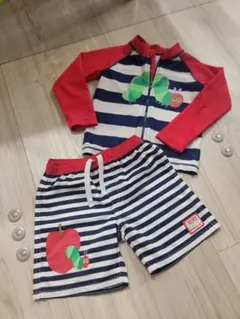 はらぺこあおむし 赤と青のストライプ 95cm