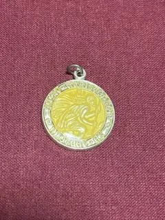 希少】CREED製 シルバー 旅の守り神 聖クリストファー ペンダントMサイズ