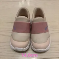 PUMA 14.0cm ベビー　スニーカー ピンク/ベージュ