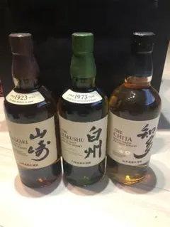 ウイスキー 山崎 白州 知多 3本セット
