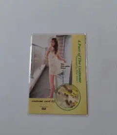 工藤里紗　HIT's　コスチュームカード