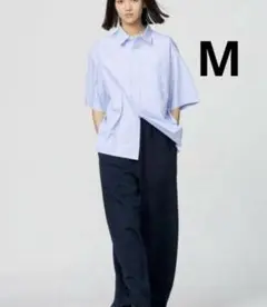 美品 UNIQLO C ブロードオーバーサイズシャツ M