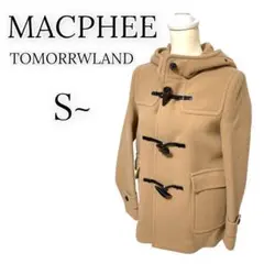 MACPHEE ダッフルコート フード 定番シンプル ウール ベージュ S