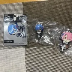 新品　Re:ゼロ レム ストラップ 青　3点セット