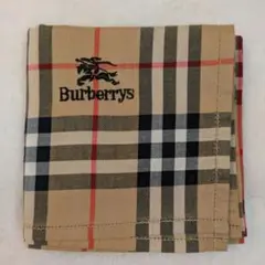 未使用 Burberrys バーバリー ハンカチ 　　ノバチェック柄