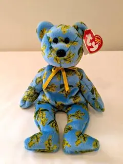 TY　くま　花柄　ぬいぐるみ　1/1