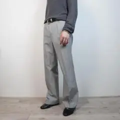 JOSEPH ノータックスラックスパンツ ストレート ライトグレー/GW499
