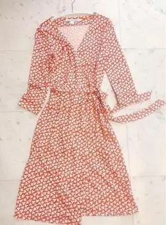 DIANE von FURSTENBERG シルクラップドレス#2