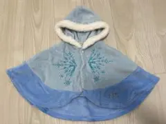 エルサ刺繍フリースポンチョ（~95cm）
