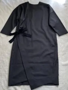 美品 クラネ リボン付アシンメトリーワンピース M〜L