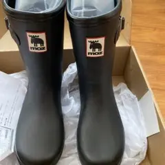モズ MOZ レインブーツ ミドル丈