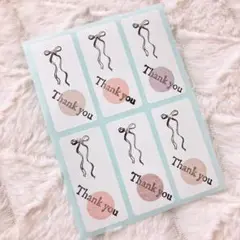30枚　サンキューシール　りぼん