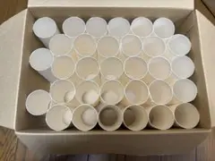 白トイレットペーパー芯 32個セット