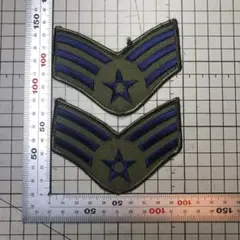 #アメリカ空軍 #USAF #階級章ワッペン 3本線② #ヴィンテージワッペン