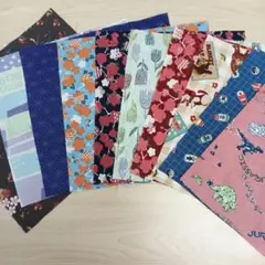 ★A70★カットクロス/プリント生地/国産/25cm×25cm/10点