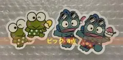 スシロー サンリオ コラボ はぴだんぶい けろっぴ ハンギョドン ピック 4点