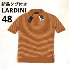 LARDINI  ラルディーニ　スキッパーニットポロ ラルディーニ メンズ ポロシャツ LARDINI ブランド ニット
