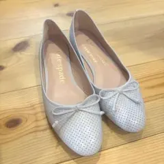 kate spade ヴェロニカ バレエ フラット 水色 6.5B