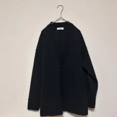 マカフィー　MACPHEE メンズ　カーディガン　S 黒　ブラック　ゆったり