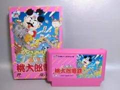 ファミコン　【箱説つき】スーパー桃太郎電鉄