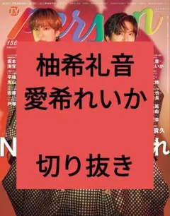 柚希礼音 愛希れいか TVガイド Person 切り抜き vol.156 最新号