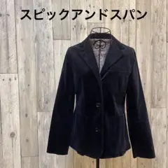 スピックアンドスパン ジャケット ベロア
