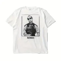 新品❗️世界の志村けん、白コットンTシャツ　男女兼用　Lサイズ