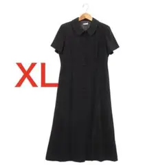 H1568◾️ブラックフォーマル　半袖ワンピース　喪服