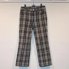 BURBERRY ブラックレーベル　パンツ　 ロゴ 刺繍