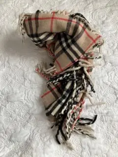 Burberryフリンジマフラー