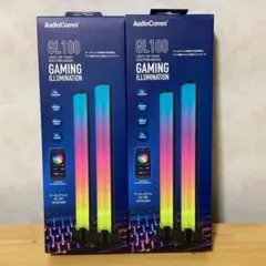 OHM オーム電機 ゲーミングライト　AV-GL100N 　2個セット