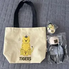 阪神タイガース　トートバッグ　カチューシャ　パッチンバンド　3点セット