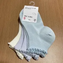 UNIQLO★キッズ 靴下★GIRLS★ショートソックス★3足組★16～20cm