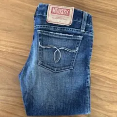 MOUSSY マウジー ストレートデニム 25