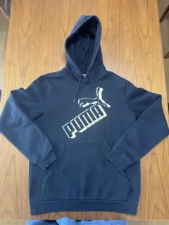 PUMAキッズ パーカー 黒Sサイズ