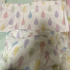 水滴模様 シングルカバーセット