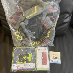 ポケモン一番くじ　黒いレックウザ　A賞　タオル