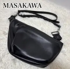 【極美品】Masa Kawa 雅革 極薄 牛革ボディバッグ