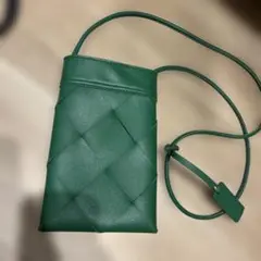 OPAQUE.CLIPスマホショルダーバッグ グリーン