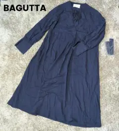 bagutta バグッタ　新品未使用 Vネックベルテッドワンピース M