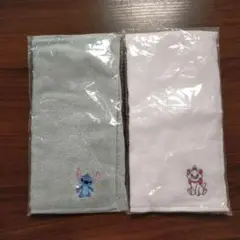 未開封・未使用 【ディズニー】ハンドタオル　 スティッチ・マリーちゃん