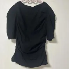 EMODA 黒 五分袖 トップス フリーサイズ