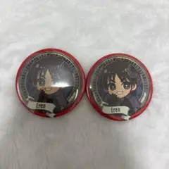 エレン 缶バッジ 2個セット　進撃の巨人　悪魔と天使