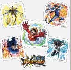 【新品未開封】ワンピース バウンティラッシュ ステッカー 6種セット